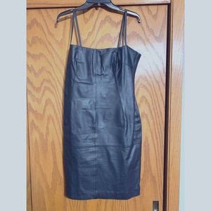 Bagatelle Black Leather Dress